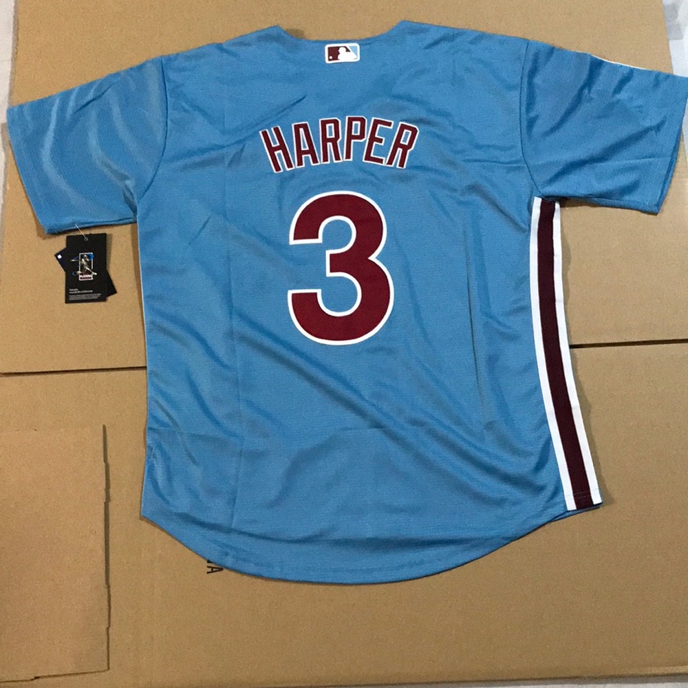 Bryce Harper jersey blue